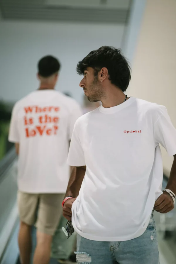 Men Tee-Shirt Where is the love? Hombres con camiseta Where is the love?
