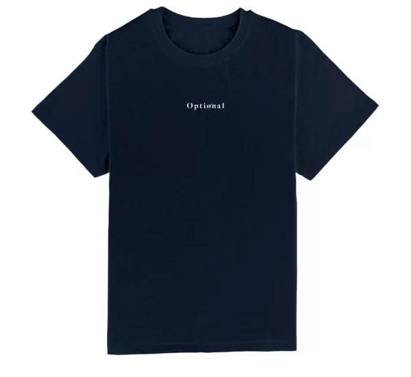 Front Watermelon Navy Tee. Frontal Watermelon Navy Tee.