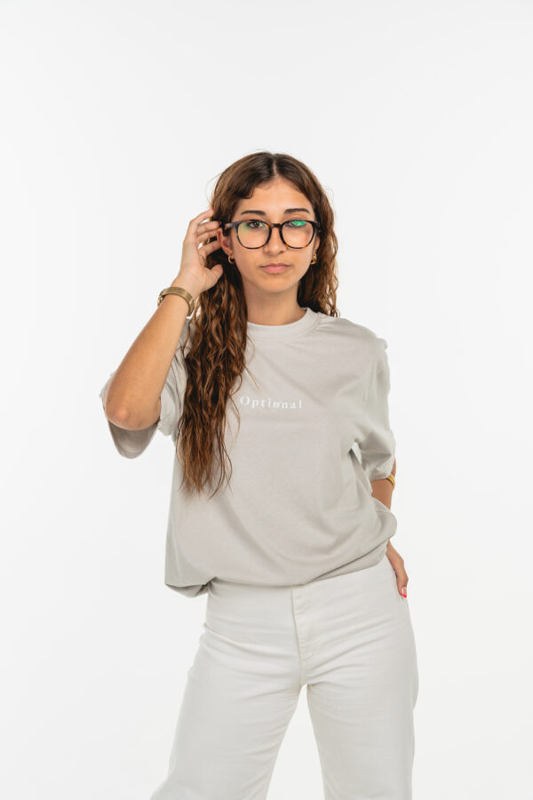 Front Optional Gray Tee